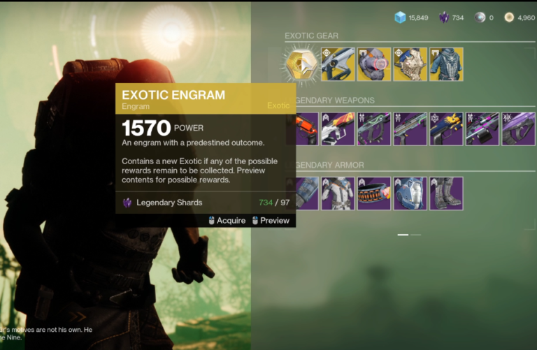 Destiny Legacy Exotics Guide Deltia S Gaming