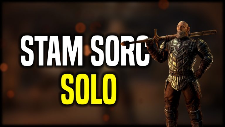 ESO Solo Sorcerer Stamina Build for PvE