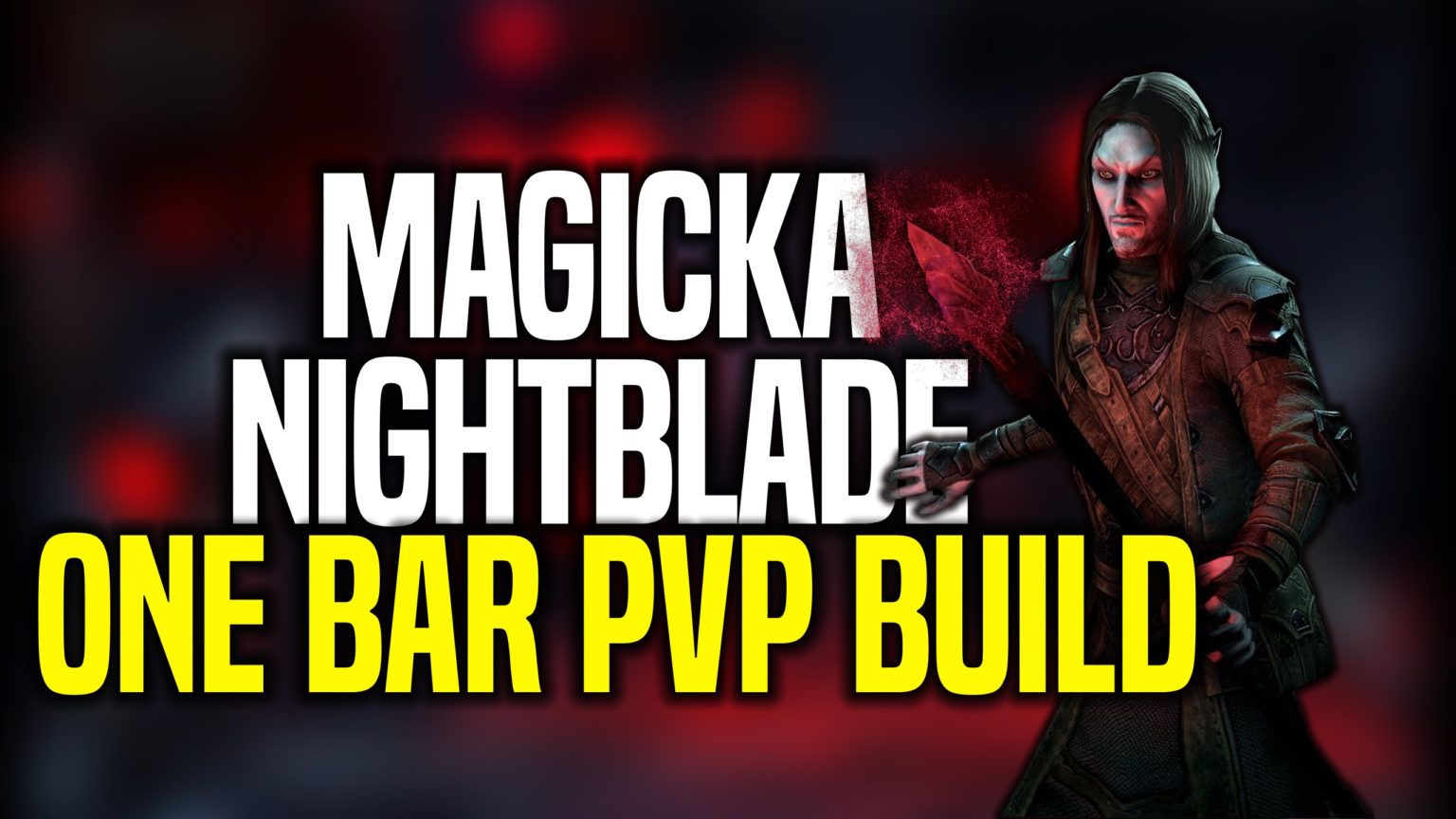 ESO One Bar PvP Magicka Nightblade Build Deltia S Gaming