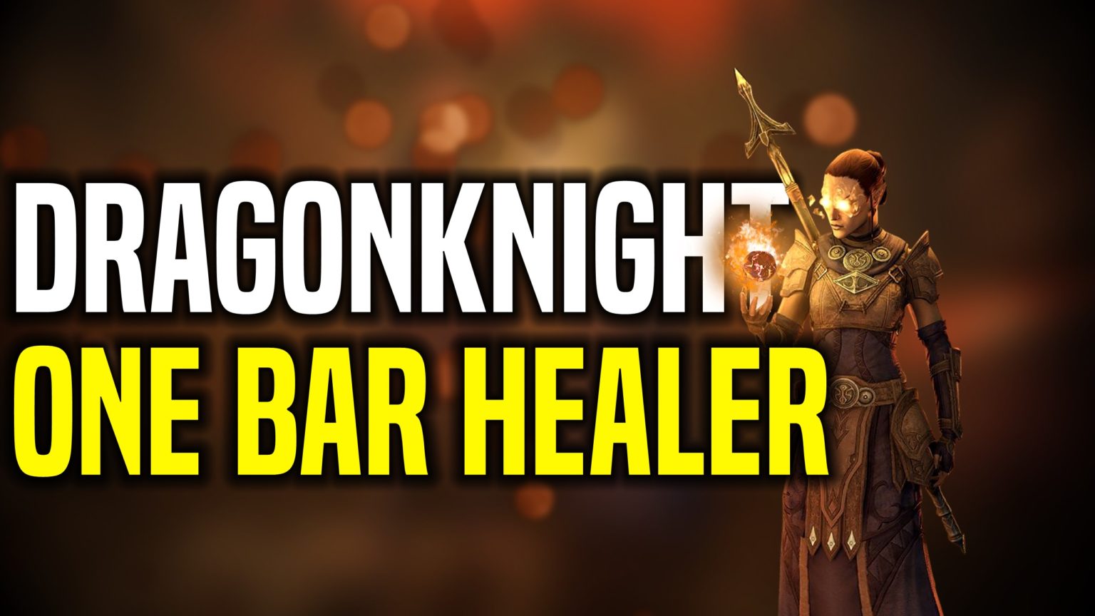 ESO Dragonknight One Bar PvE Healer Build Deltia S Gaming