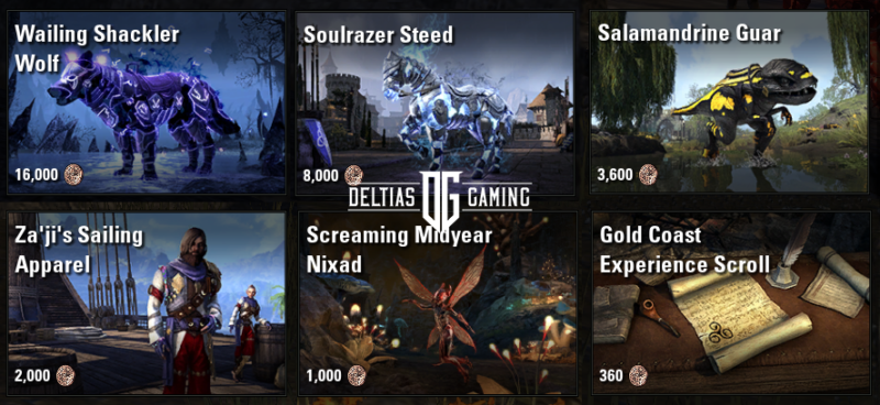 ESO Endeavors Store Examples