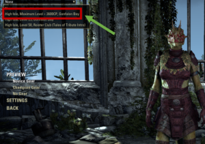 ESO PTS Max Level Character