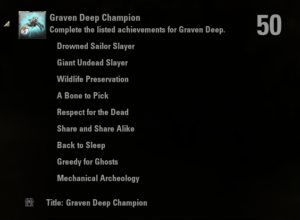 The Graven Deep Champion title