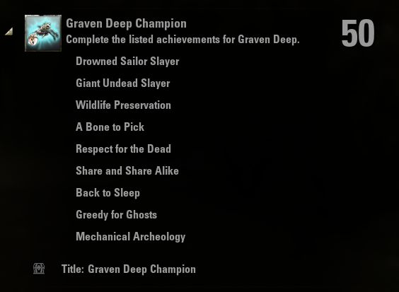 The Graven Deep Champion title