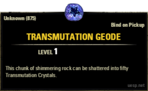 Transmutation Geode