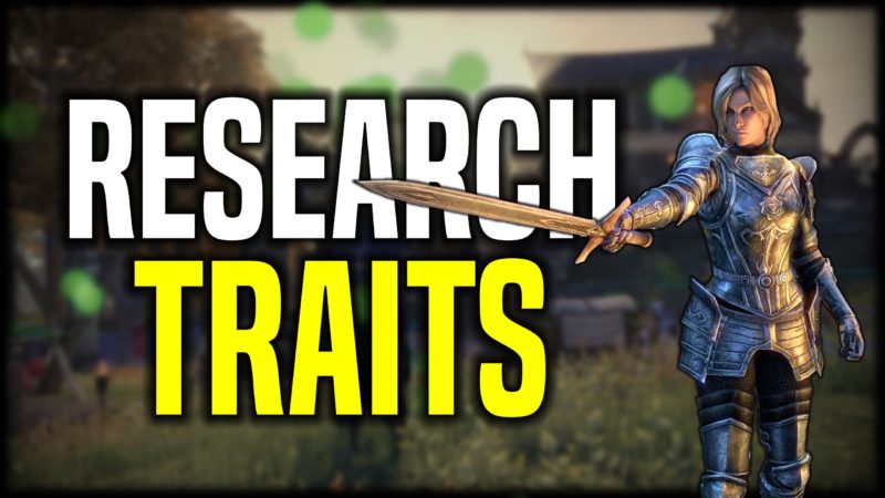 eso how to research an item
