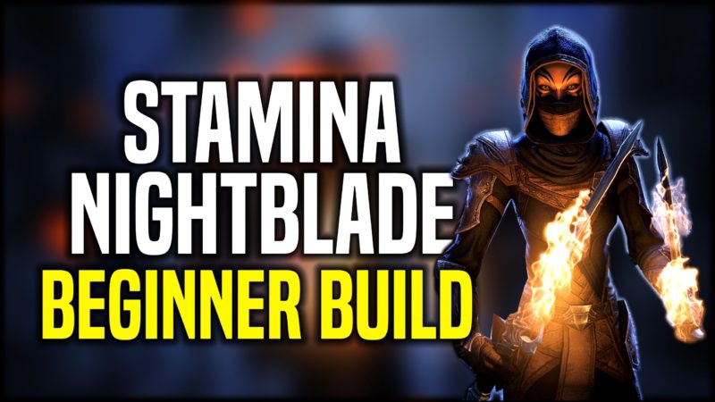 Beginner Stamina Nightblade Build The Elder Scrolls Online