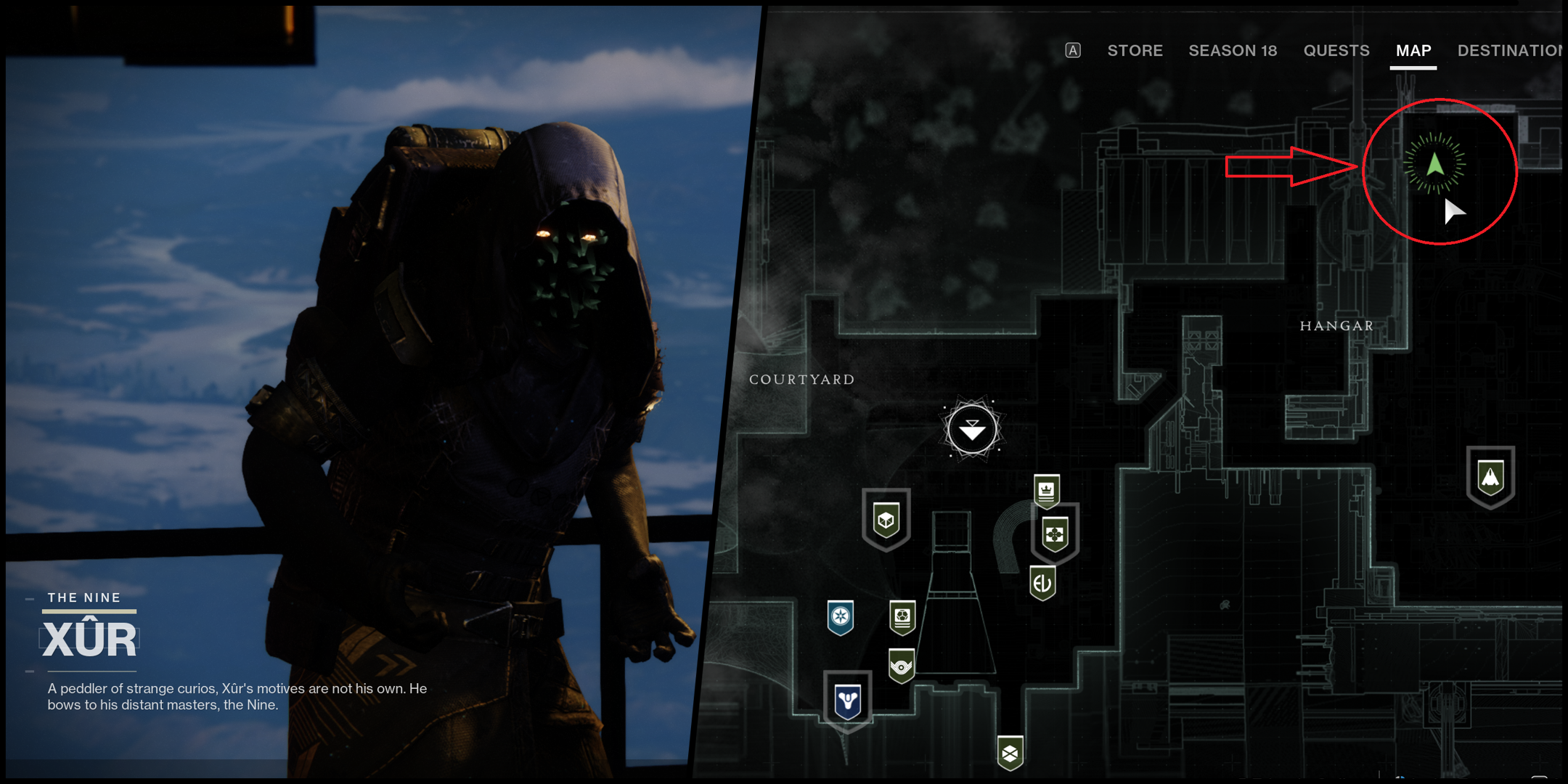 Xur in Tower