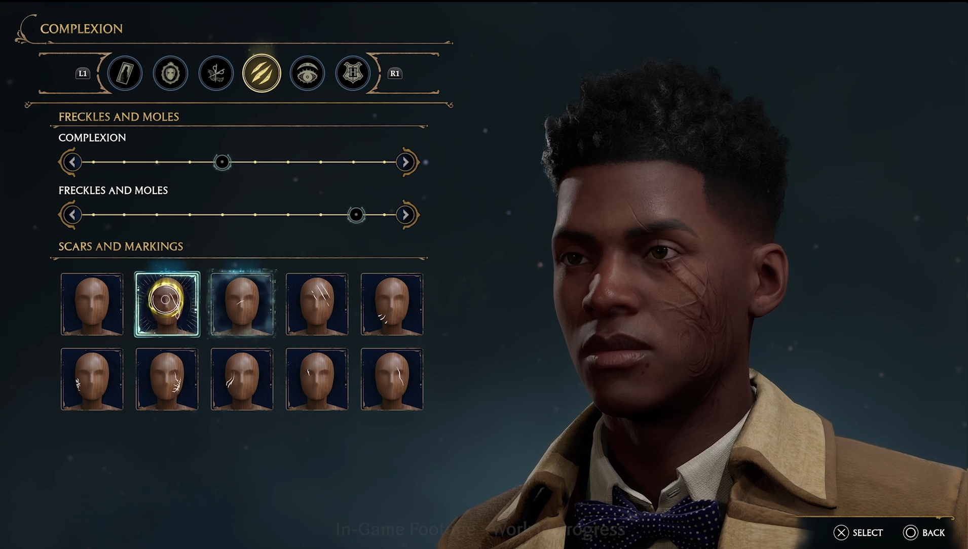 Hogwarts Legacy Character Creation Complexion