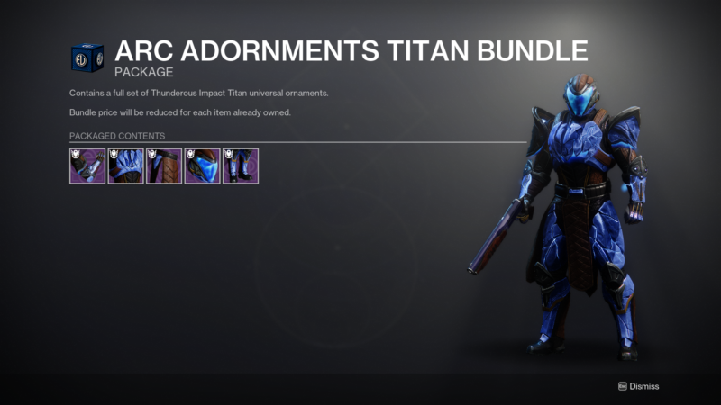 Arc Adornments Titan Bundle
