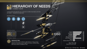 Destiny 2 Hierarchy of Needs Exotic Bow