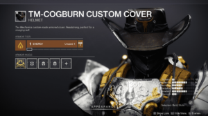 Destiny 2 Spire of the Watcher TM-COGBURN CUSTOM COVER