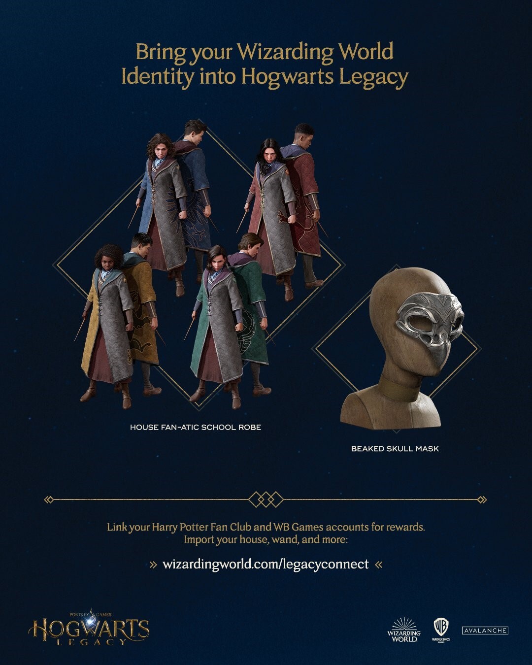 Harry Potter Fans can get sorted intp the Hogwarts Legacy House right now