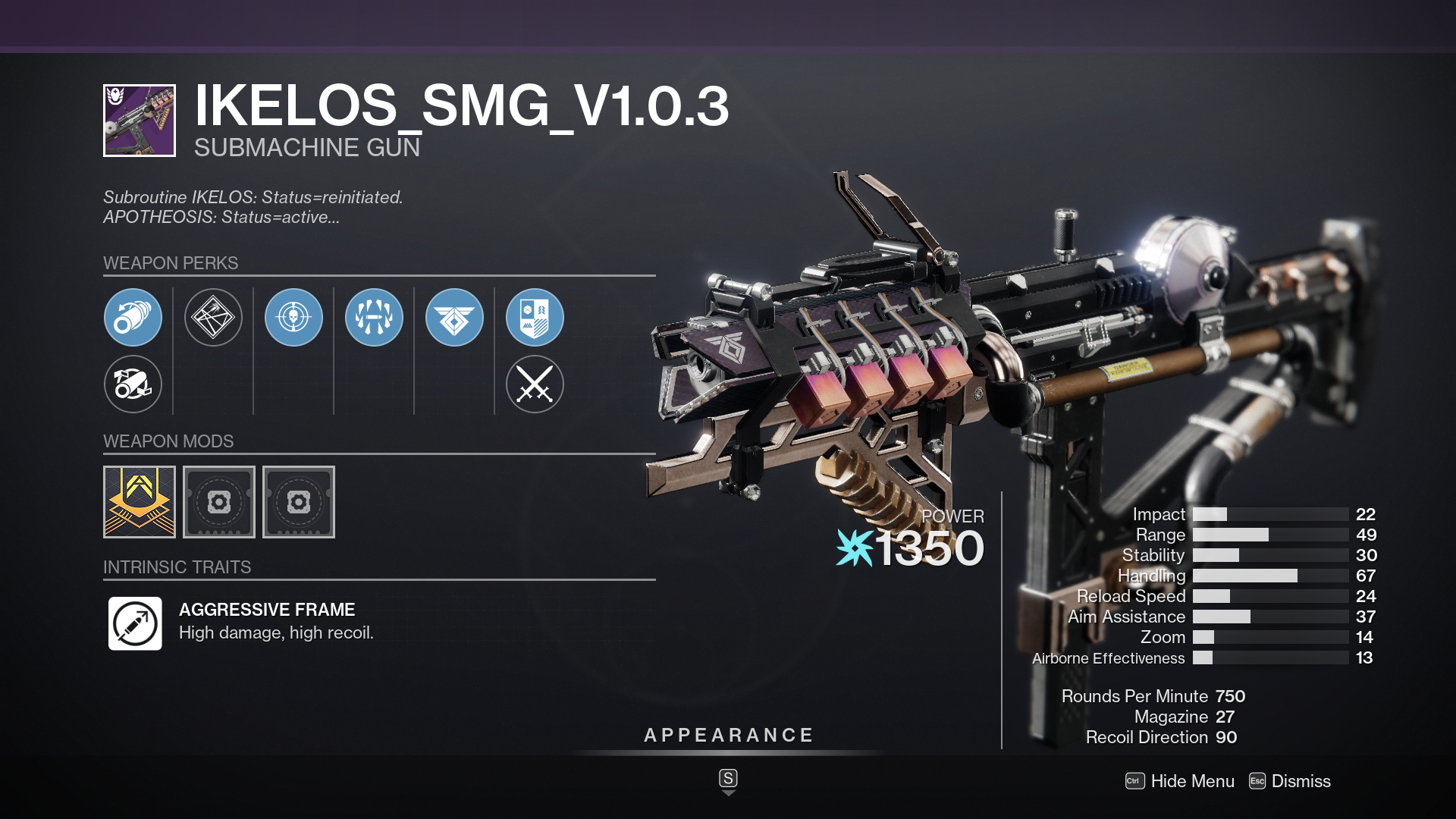 destiny 2 void shotgun