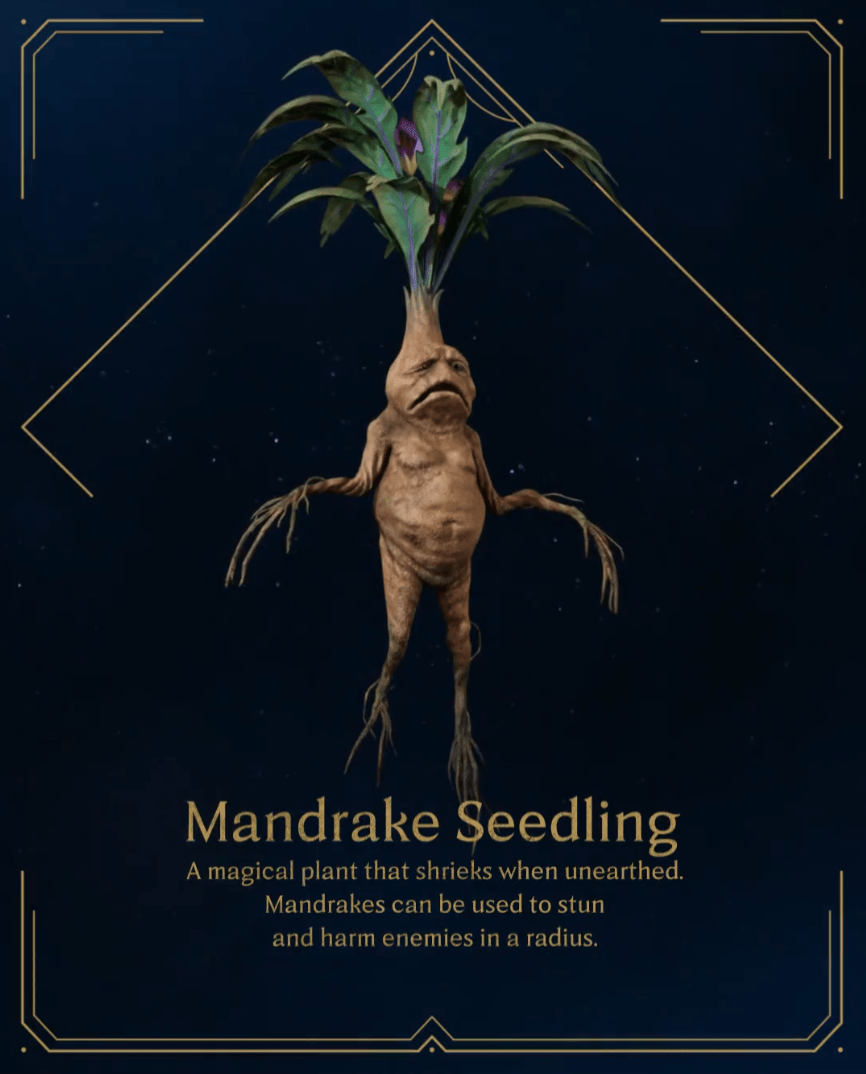 Hogwarts Legacy Mandrake Seedling - Deltia's Gaming