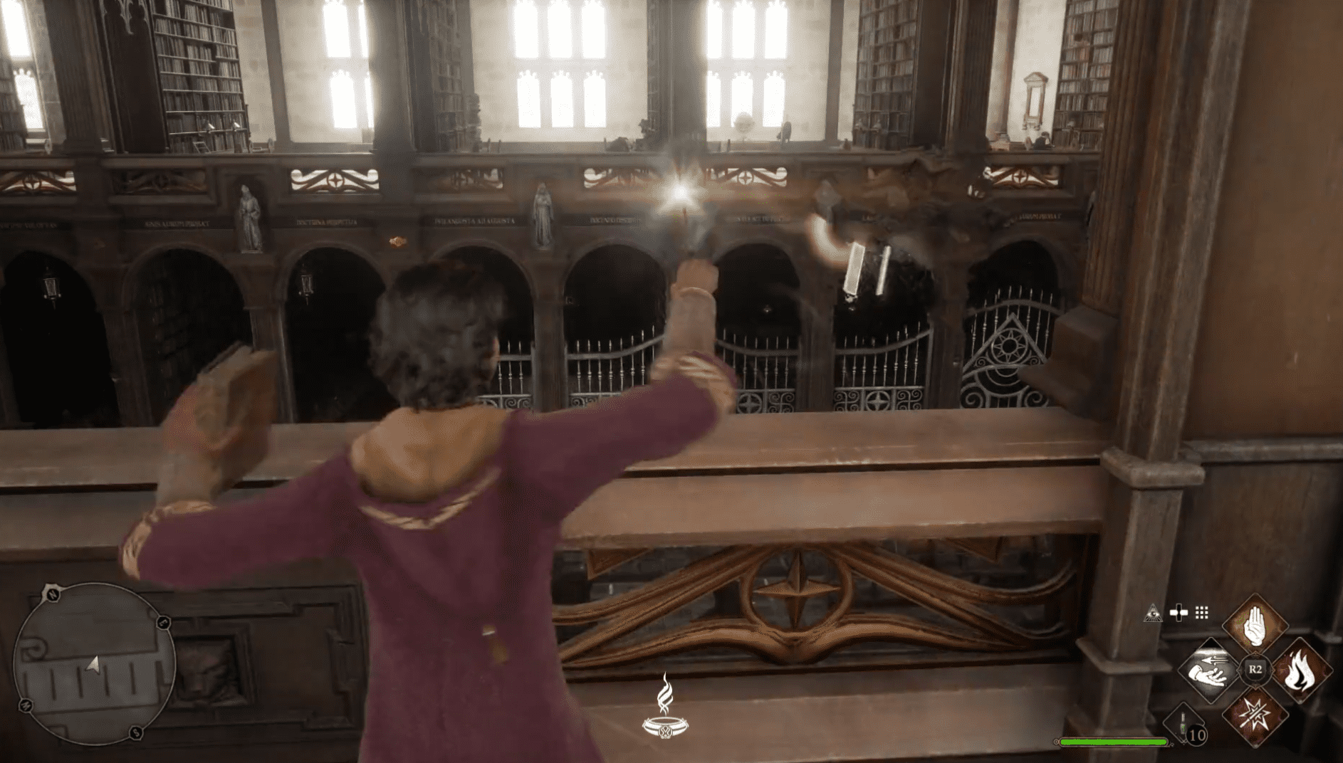 how to change spells in hogwarts legacy pc