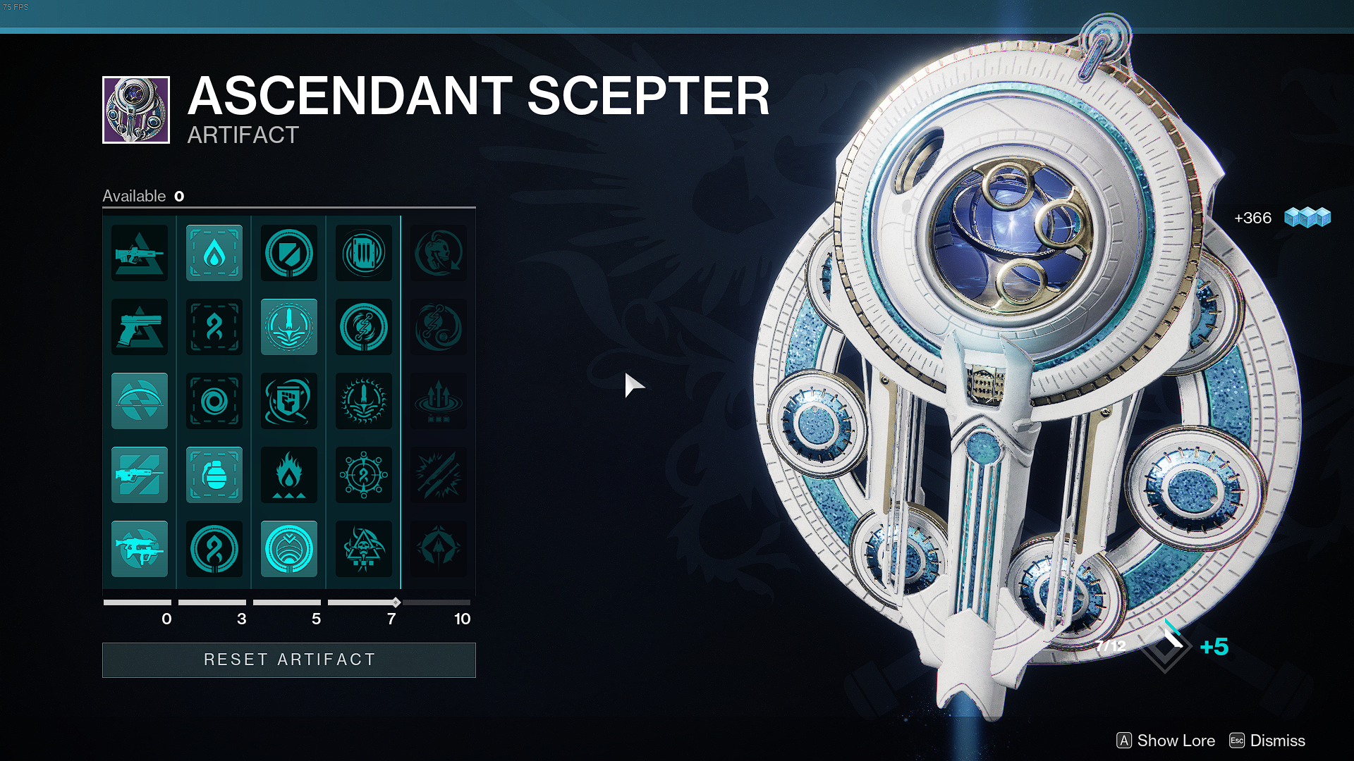 Destiny 2 Lightfall Ascendant Scepter Artifacts