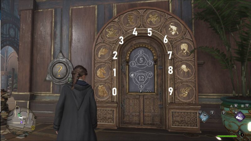 Hogwarts Legacy Puzzle Door Numbers