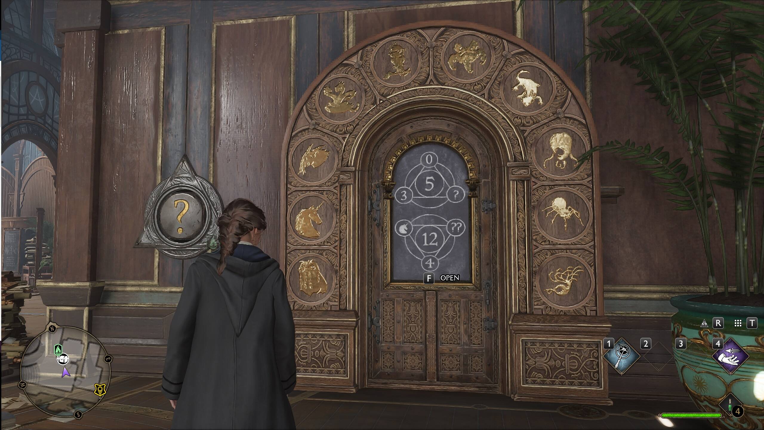 Hogwarts Legacy puzzle doors: how to open the number doors - Video