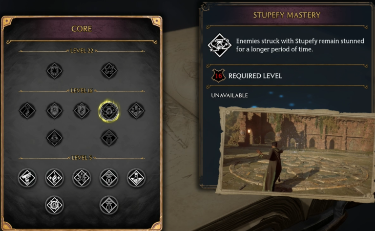 Hogwarts Legacy Stupefy Mastery