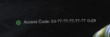Access Code for Vexcaliber Quest in Destiny 2