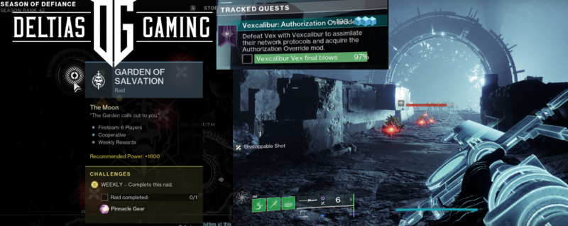 Destiny 2 - How to complete Vexcalibur Authorization Override quest