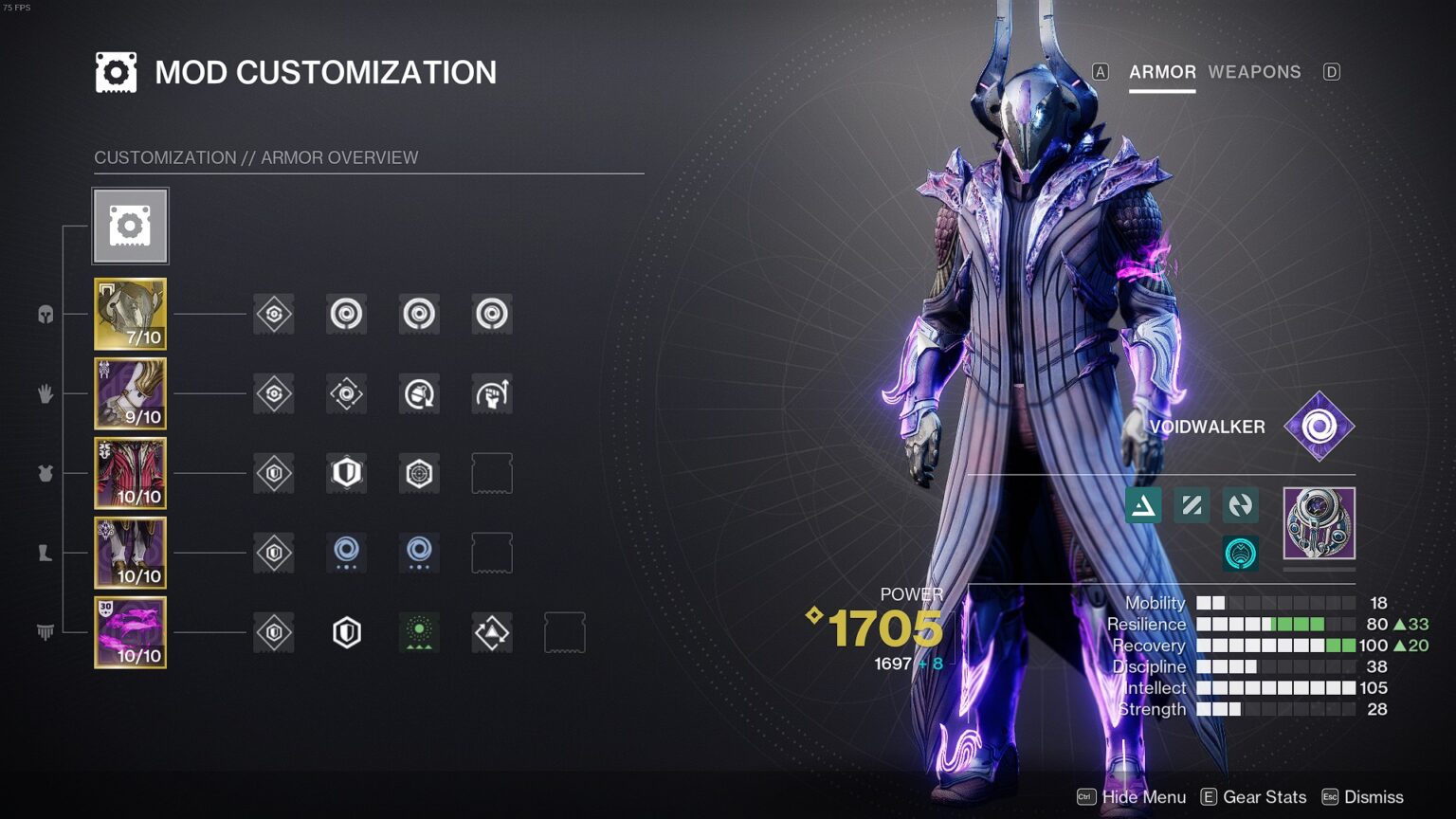 Destiny 2 Void Warlock PVE Build Deltia's Gaming