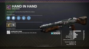 Hand In Hand PVE God Roll
