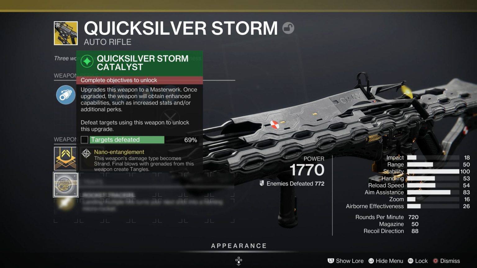 Destiny How To Get The Quicksilver Storm Exotic Catalyst Deltia S Gaming