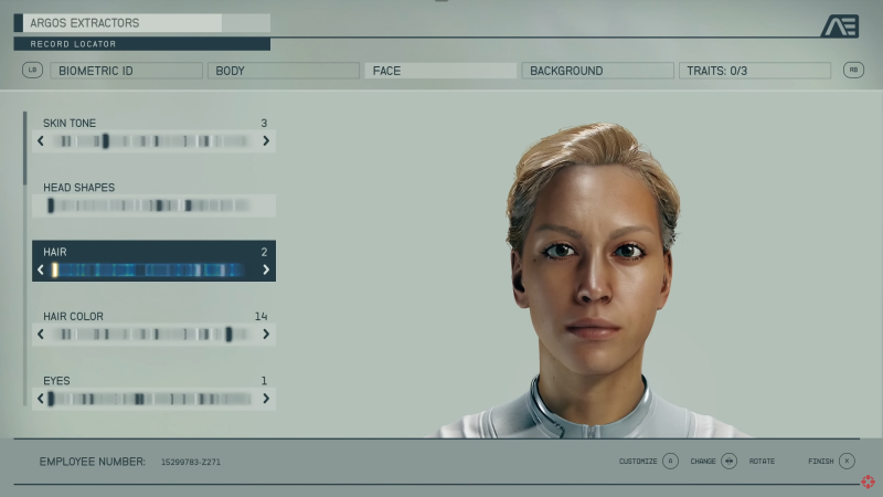 Starfield Character Creation Preview
