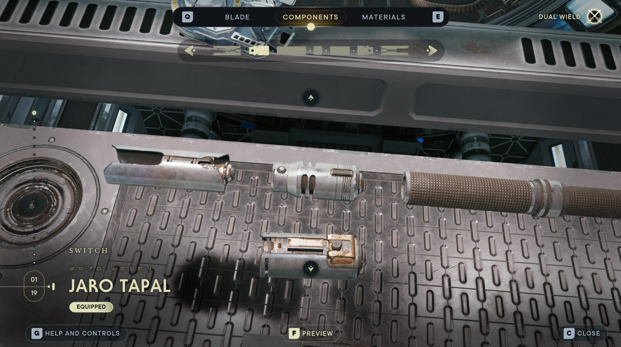 How to Change Lightsaber and Kyber Crystal Color Customization