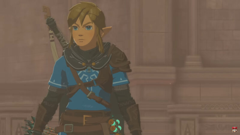 The Legend of Zelda: Tears of the Kingdom Link Hero pose