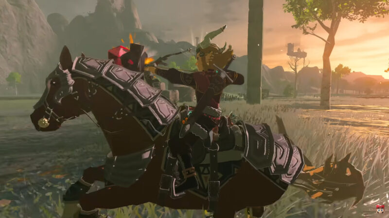 The Legend of Zelda: Tears of the Kingdom Mounted Combat