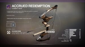 Destiny 2 Accrued Redemption