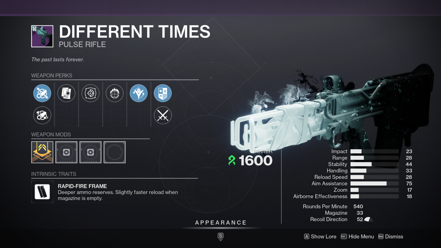 Destiny 2 Different Times God Roll And How To Get - Deltia's Gaming