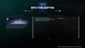 Destiny 2 Into the Depths Step 3