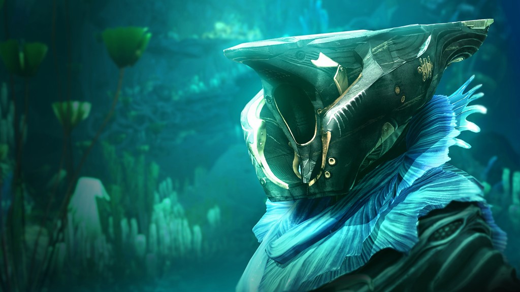 Destiny 2 Season of the Deep Cenotaph Mask Warlock Helmet Exotic Armor
