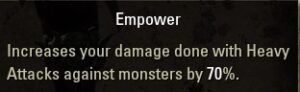 Empower Buff ESO Necrom Chapter