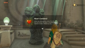 Heart Containers in Zelda Tears of the Kingdom