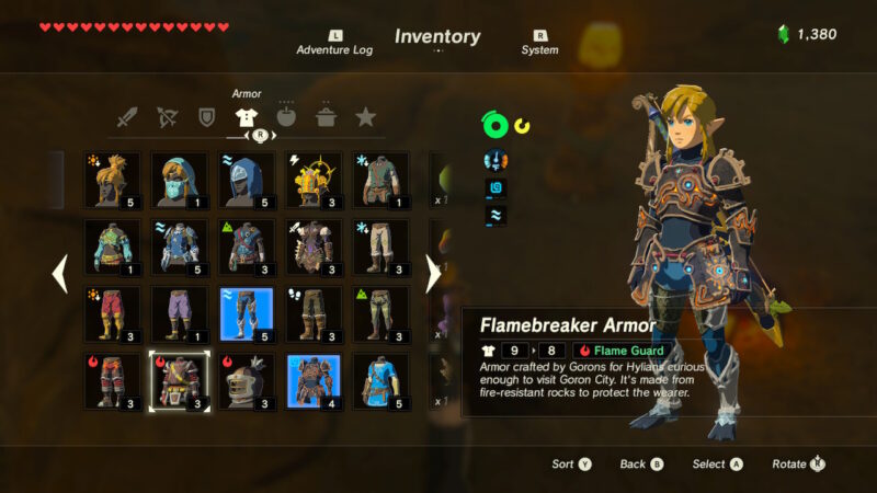 The best Armor sets in Zelda Tears of the Kingdom