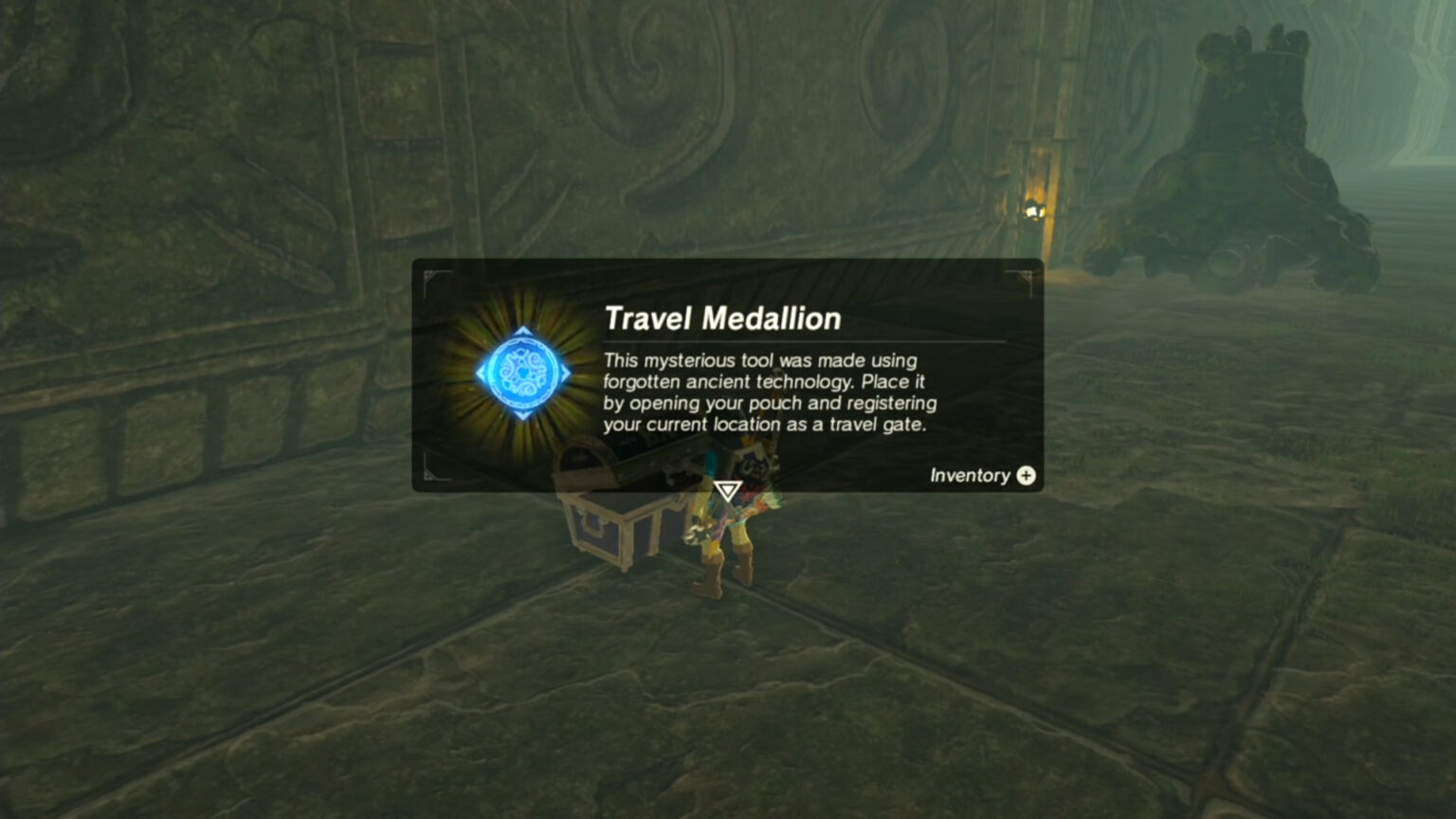 The Legend of Zelda Tears of the Kingdom Travel Medallion Deltia's