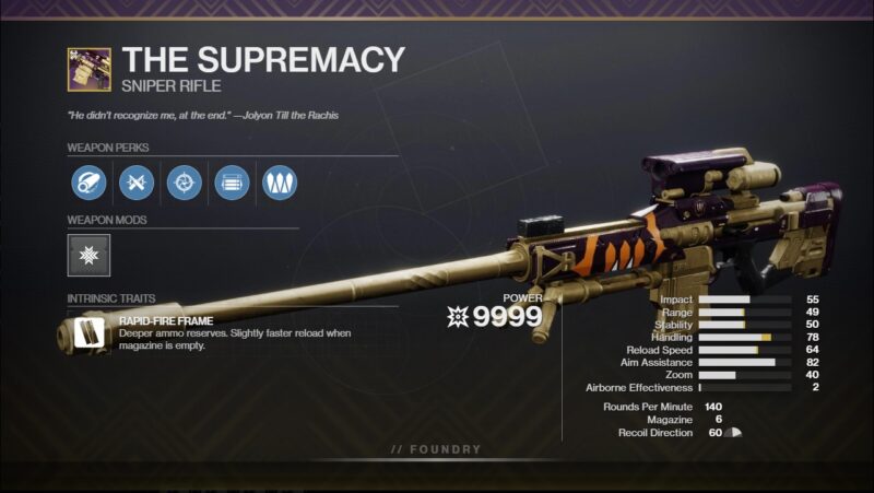 The Supremacy God Roll and How to Get