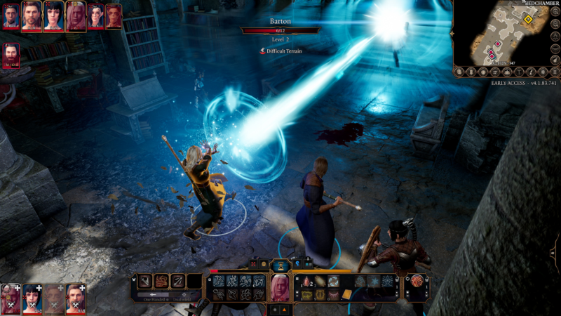 Baldur's Gate 3 mid fight screenshot Larian Studios