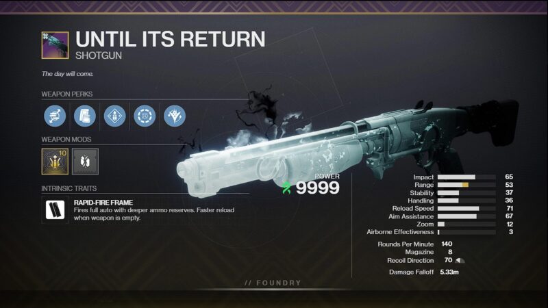 Until Its Return God Roll and How to Get