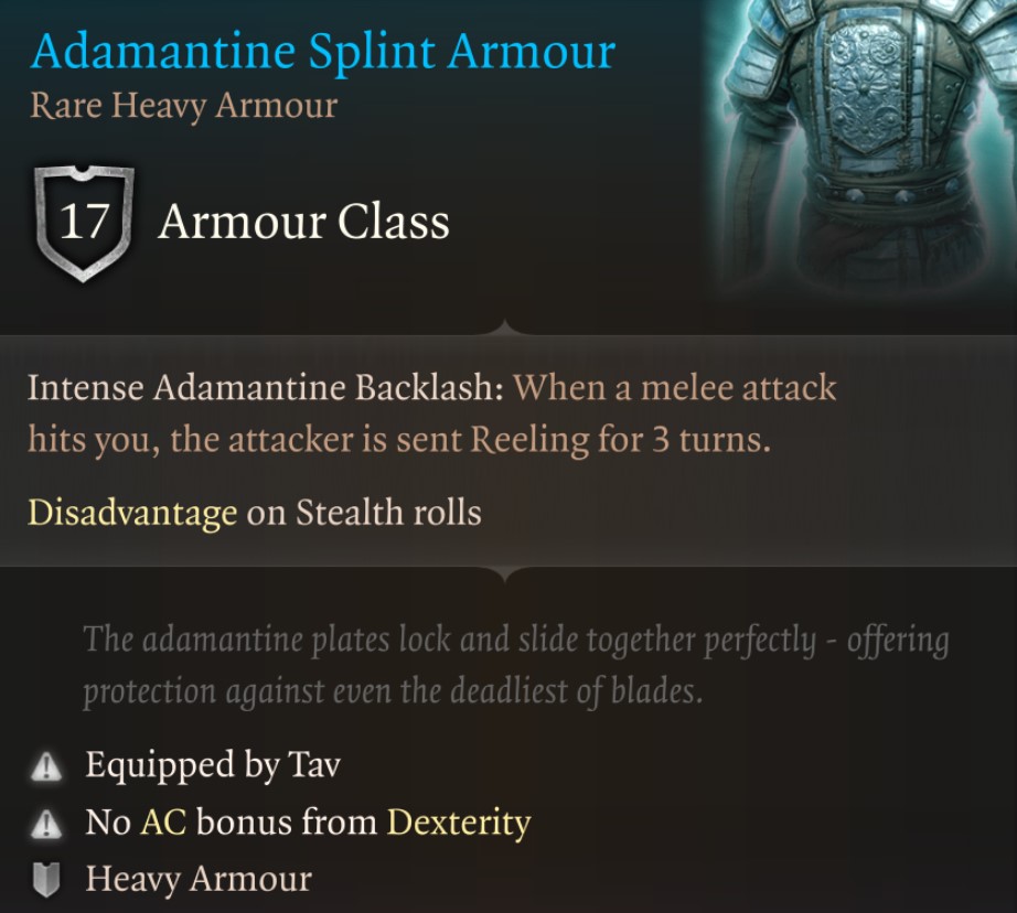 Splint Armour - Baldur's Gate 3 Wiki