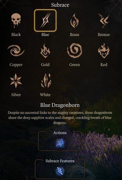 BG3 Blue Dragonborn Subrace - Deltia's Gaming