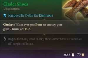 BG3 Cinder Shoes