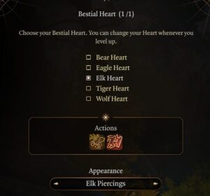 Baldur's Gate 3 Elk Heart Bestial Heart