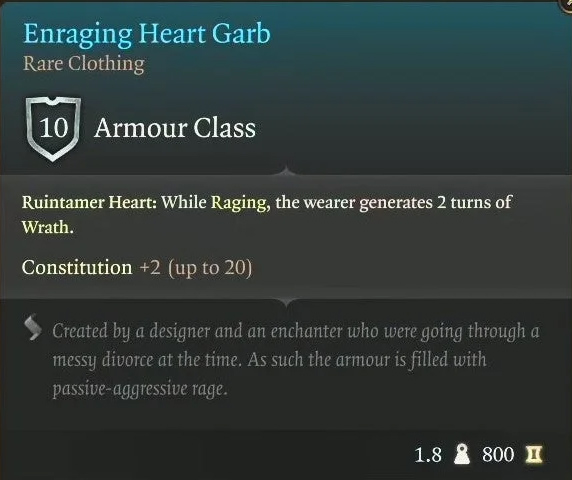 BG3 Enraging Heart Garb
