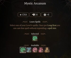 BG3 Level 11 Warlock Spells